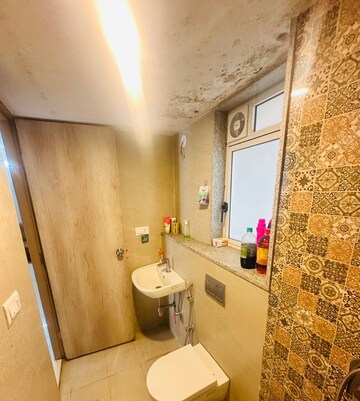 Bathroom in 1 BHK Apartment at Lodha Upper Thane Woodlands G H I, Anjur – for Rent
