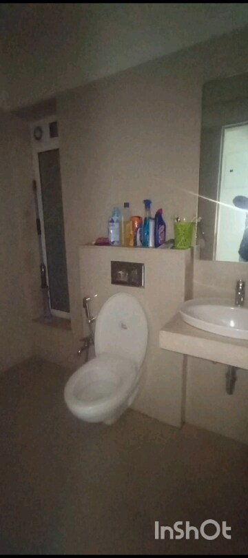 Bathroom in 2 BHK Apartment at L&T Seawoods Residences Phase 2, Seawoods – for Rent
