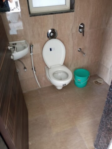 Bathroom in 1 BHK Apartment at Sahajanand Athena, Goregaon West – for Rent