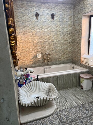 Bathroom in 3 BHK Apartment at Libra Tower, Bandra West – for Rent