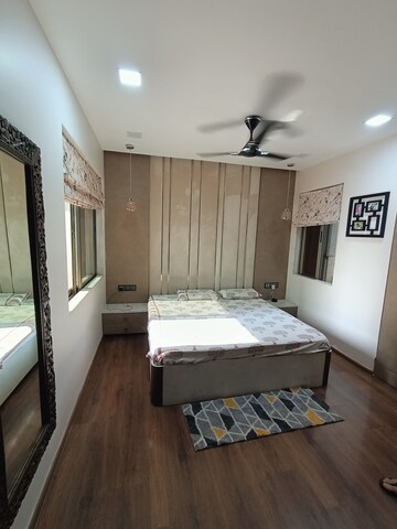 Bedroom in 3.5 BHK Apartment at Bhimjyani Verraton, Thane West – for Rent