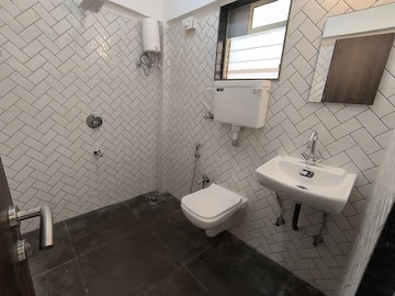 Bathroom in 2 BHK Apartment at Majesty Olympus Towers, Vasai East – for Sale