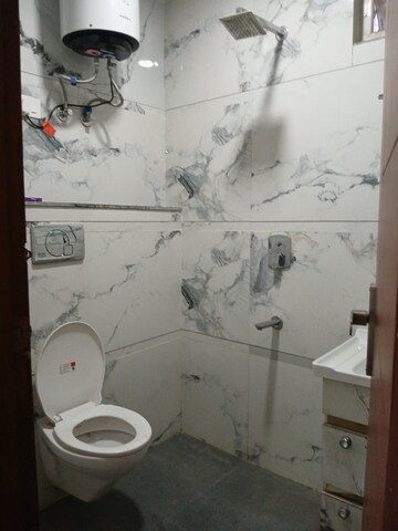 Bathroom in 2 BHK Builder Floor at Saket – for Rent