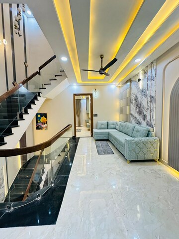 Staircase in 4 BHK Villa at Sirsi Road – for Sale