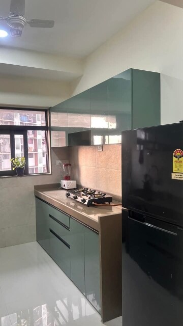 Kitchen in 1 BHK Apartment at Ruparel Sereno, Vasai East – for Sale