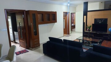 Living Room in 2.5 BHK Apartment at Godrej Woodsman Estate, Hebbal – for Rent