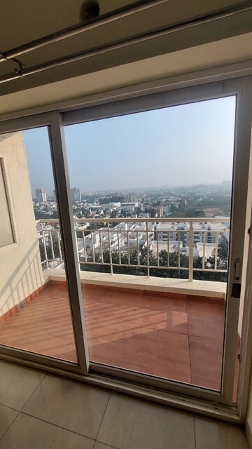 Balcony in 3 BHK Apartment at Godrej Woodsman Estate, Hebbal – for Rent