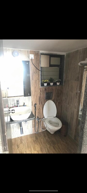 Bathroom in 2.5 BHK Apartment at Vishwadeep Heights, Kandivali West – for Rent