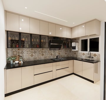 Kitchen in 4 BHK Apartment at Hi Tech City – for Rent