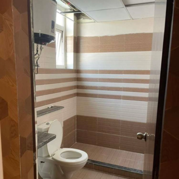 Bathroom in 3 BHK Apartment at NK Sharma Savitry Greens, Vip Road – for Rent