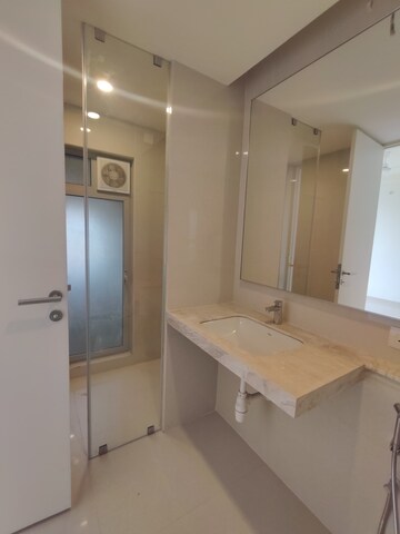 Bathroom in 3 BHK Apartment at Hiranandani Fortune City, New Panvel – for Rent