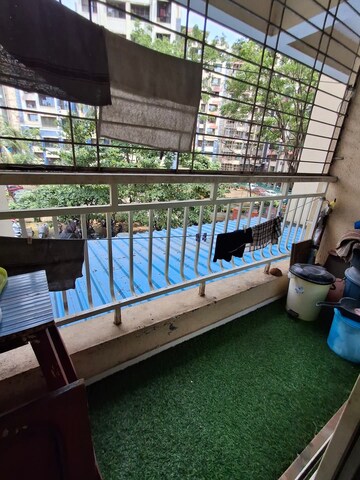 Balcony in 2 BHK Apartment at Mangeshi Sahara, Kalyan West – for Rent
