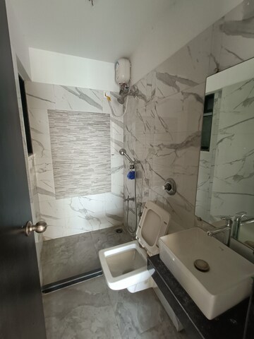 Bathroom in 2 BHK Apartment at Hubtown Hillcrest, Andheri East – for Rent