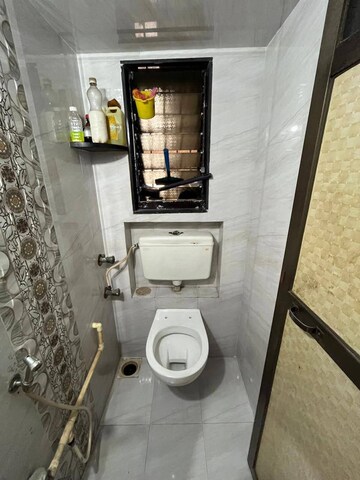 Bathroom in 1 BHK Apartment at Royce Paradise, Kalyan West – for Rent