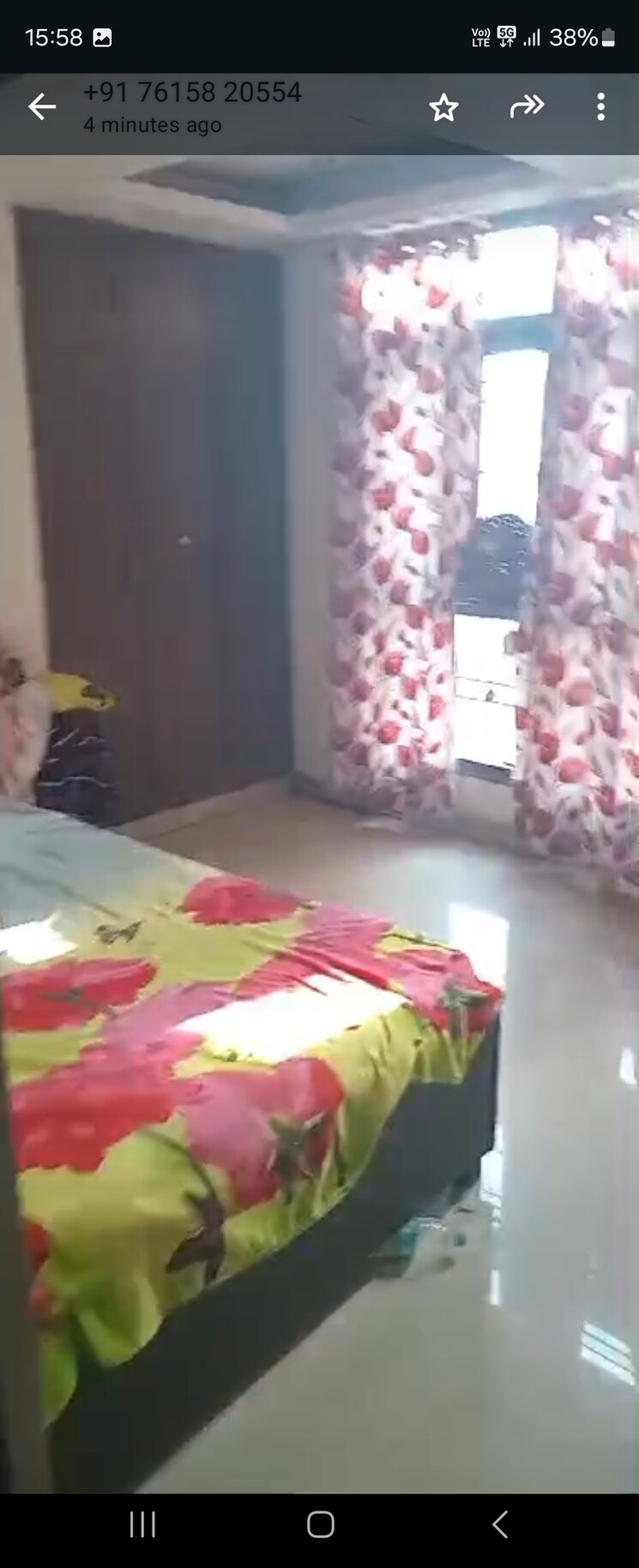 Bedroom, quantum-homes 4 Bedroom 2160 Sq.Ft. Apartment In Raj Nagar Extension Ghaziabad 8175980