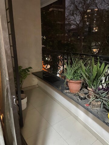 Balcony in 2 BHK Apartment at Khar West – for Rent