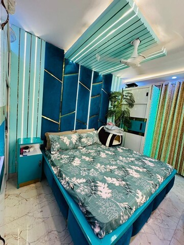 Bedroom in 3.5 BHK Builder Floor at Dwarka Mor – for Rent