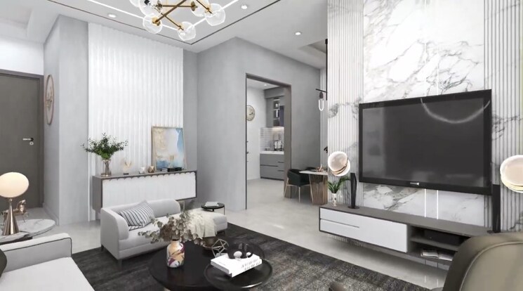 Living Room, katraj 1 Bedroom 410 Sq.Ft. Apartment In Katraj Pune 8176008