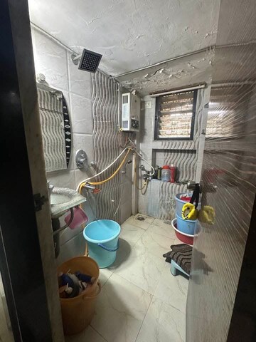 Bathroom in 1 BHK Apartment at Rajesh White City, Kandivali East – for Sale