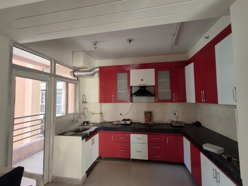 Kitchen in 3 BHK Apartment at Keltech Golf Vista, Dundahera – for Rent