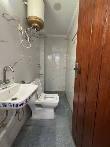 Bathroom in 1 BHK Builder Floor at Freedom Fighters Enclave – for Rent