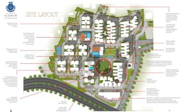 Master Plan in 3 BHK Apartment at SMR Vinay Iconia Hyderabad, Kondapur – for Sale
