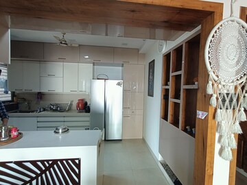 Kitchen in 3.5 BHK Apartment at Bhimjyani Verraton, Manpada – for Rent