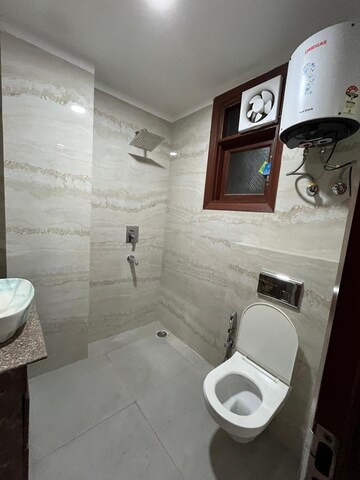 Bathroom in 3 BHK Builder Floor at Saket – for Rent
