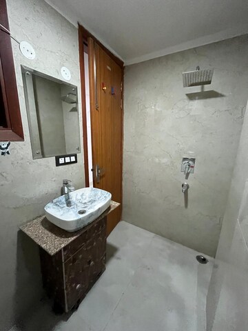 Bathroom in 3 BHK Builder Floor at Saket – for Rent