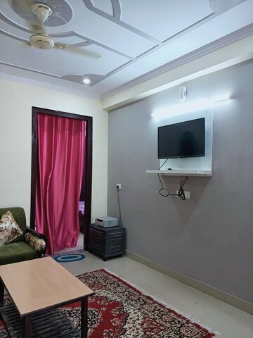 Living Room in 2 BHK Builder Floor at Sushant Lok 1, Sector 43 – for Rent