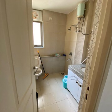 Bathroom in 3 BHK Apartment at Unitech Uniworld Gardens 2, Malibu Town – for Rent