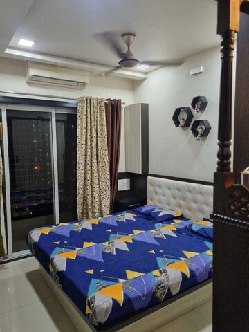 Bedroom in 2 BHK Apartment at Chamunda Heights, Ghansoli – for Sale
