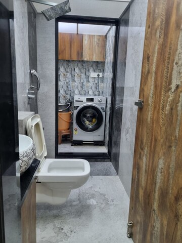 Bathroom in 2 BHK Apartment at Chamunda Heights, Ghansoli – for Sale