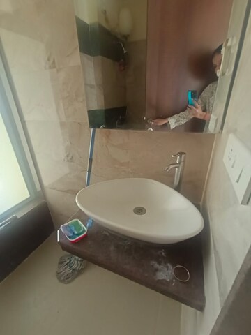 Bathroom in 3 BHK Apartment at Acme Ozone, Manpada – for Rent