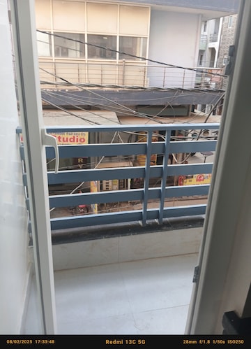 Balcony in 1 RK Independent House at Unitech Arcadia, South City 2 – for Rent
