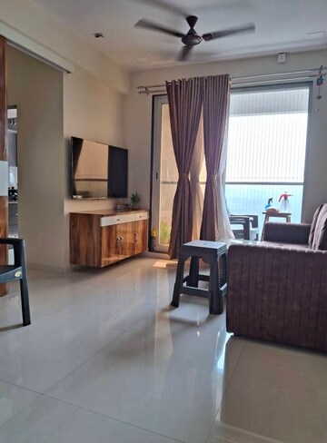 Living Room in 1 BHK Apartment at Om Tanishq Residency, Kalyan West – for Rent