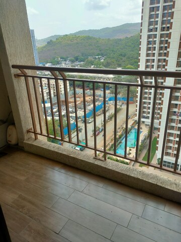 Balcony in 1 BHK Apartment at JP North Elara, Mira Road – for Rent