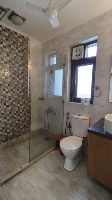 Attached Bathroom in 3 BHK Builder Floor at Greater Kailash ii – for Rent