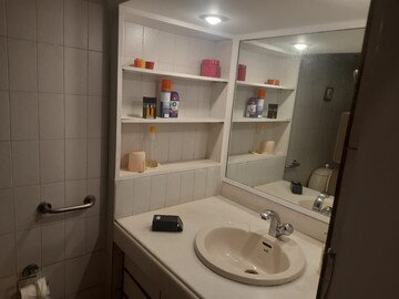 Bathroom in 2 BHK Apartment at Garden Colony, Mahim – for Rent