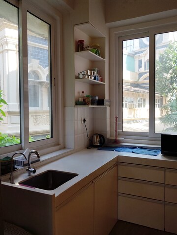 Kitchen in 2 BHK Apartment at Garden Colony, Mahim – for Rent