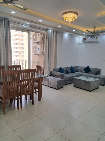 Living Room in 3 BHK Apartment at Sushma Chandigarh Grande, Lohgarh – for Rent