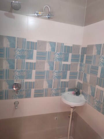 Bathroom in 3 BHK Apartment at Dhakoli Village – for Rent