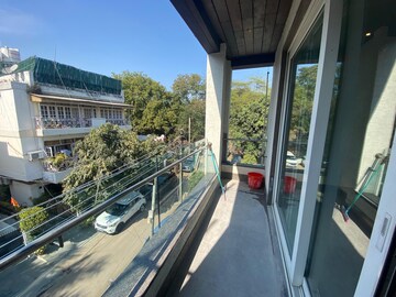 Balcony in 6+ BHK Independent House at Panchsheel Park – for Rent