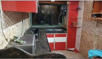 Kitchen in 1 BHK Apartment at Krishna Kaveri Apartment, Andheri West – for Rent