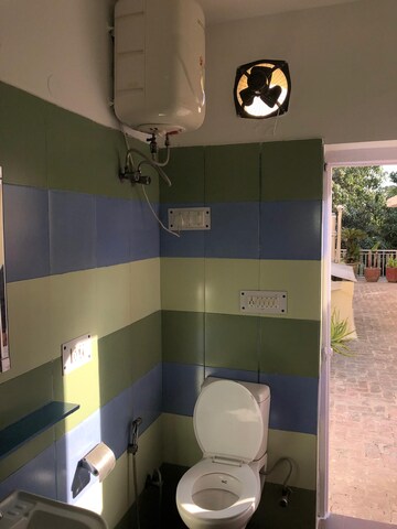 Bathroom in 1 BHK Builder Floor at New Friends Colony – for Rent
