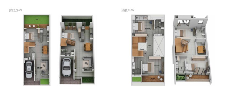 Floor Plan, srijan-botanica 4 Bedroom 3009 Sq.Ft. Villa In Rajpur Sonarpur Kolkata 8177353