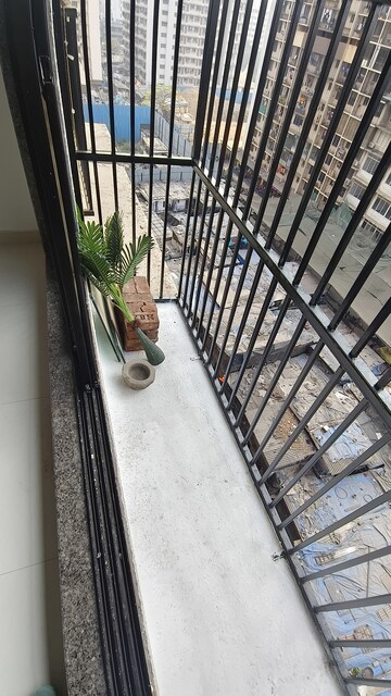 Balcony in 2 BHK Apartment at Parinee Essence, Kandivali West – for Rent
