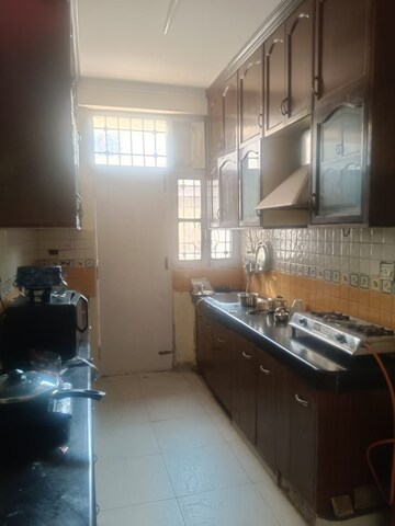 Kitchen in 3 BHK Builder Floor at Unitech South City II, Sector 50 – for Rent