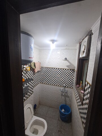 Bathroom in 1 BHK Builder Floor at Chattarpur – for Sale