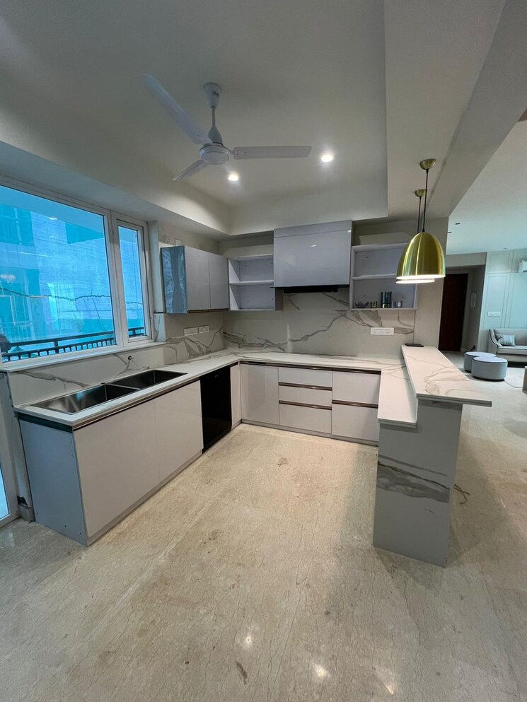 Kitchen, maya-green-lotus-utsav 3 Bedroom 2100 Sq.Ft. Apartment In International Airport Road Zirakpur 8177426